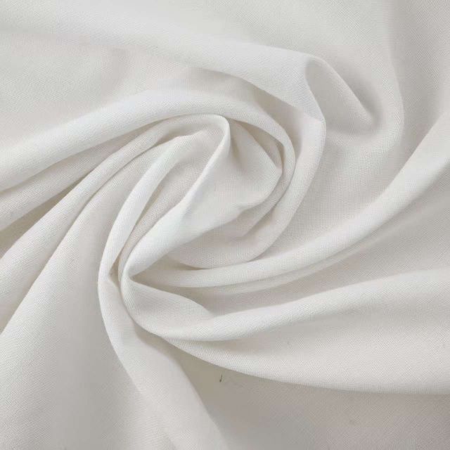Modacrylic Cotton Blended White Flame Retardant Fabric