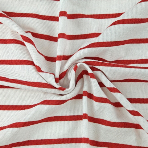 220GSM Modacrylic Cotton Blended Flame Retardant Stripes Interlock Fabric