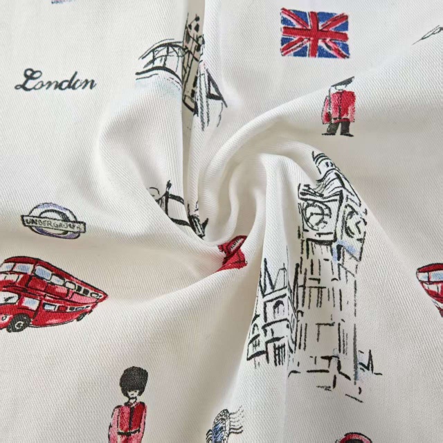 Modacrylic Cotton Blended Digital Printing Flame Retardant Fabric